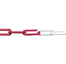 Lanț plastic Pösamo Ø8 mm, 25m, roșu/alb-thumb-0