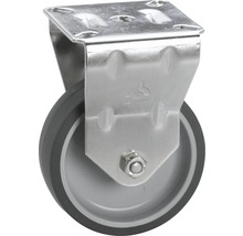 Roată pivotantă cu frână pentru mobilier și aparate