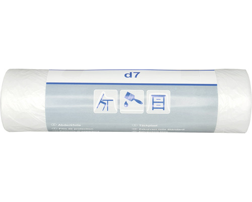 Folie standard de acoperire D7 transparentă 2x50 m