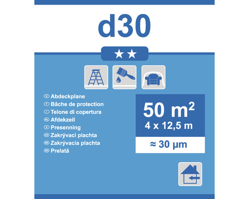 Prelată d30, 50 metri pătrați