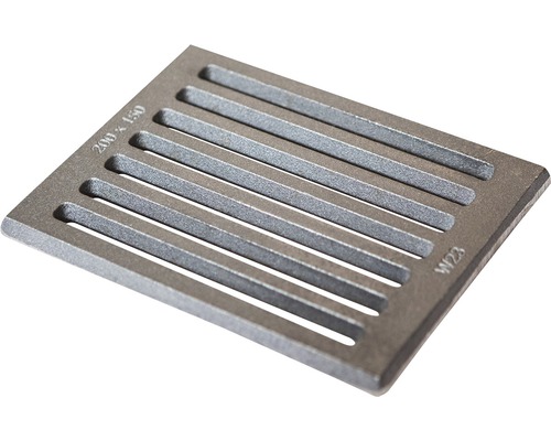 Grătar din fontă cu dimensiunile de 200 pe 150 milimetri