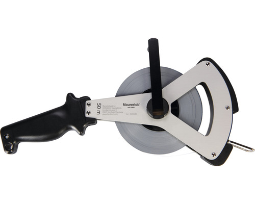 Ruletă cu bandă de 50 metri lungime și mâner