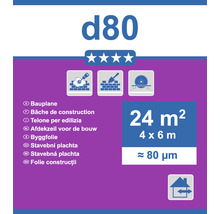 Folie de construcții cu o suprafață de 24 metri pătrați