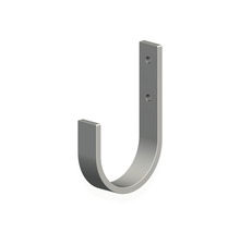 Clema metalică pentru conducte în formă de J cu două găuri de fixare