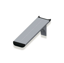 Consolă din aluminiu Alfer Coaxis 150x51 mm pentru etajere