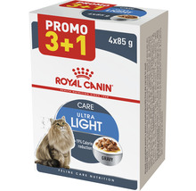 Hrană umedă pentru pisici Royal Canin Light Weight Care Adult limitarea creșterii în greutate în sos 4x85 g promo 3+1-thumb-0