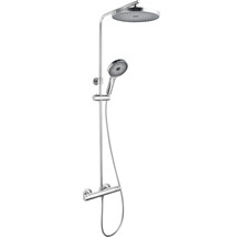 Sistem de duș cu termostat AVITAL Duna, duș fix Ø26 cm, pară duș 3 funcții, furtun duș 1,5 m, crom-thumb-0