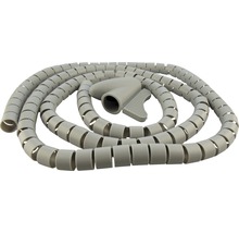 Organizator cabluri spiralat Schwaiger Ø28mm x 1,5m, gri