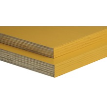 Placă galbenă de cofrare din lemn de plop 2500x500x21 mm-thumb-0