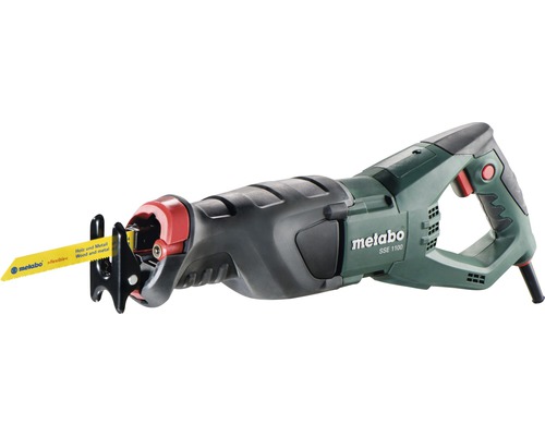 Fierăstrău pendular sabie Metabo SSE 1100 1100W max. 200mm, accesorii incluse Fierăstrău vertical Metabo SSE 1100 pentru tăierea lemnului și a metalului