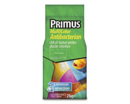 Chit pentru rosturi Primus Multicolor antibacterian Tuscan Tan 2 kg