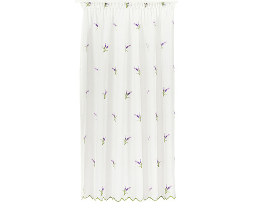 Cortină cu motiv de lavandă