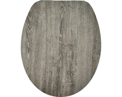 Scaun de toaletă cu aspect de lemn