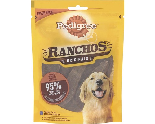 Snack pentru câini Pedigree Ranchos cu vită 70 g