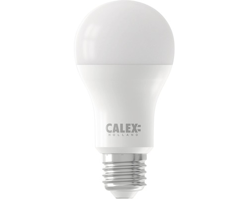 Bec LED RGB Calex E27 9,4W 806 lumeni, glob mat A60, conexiune WiFi