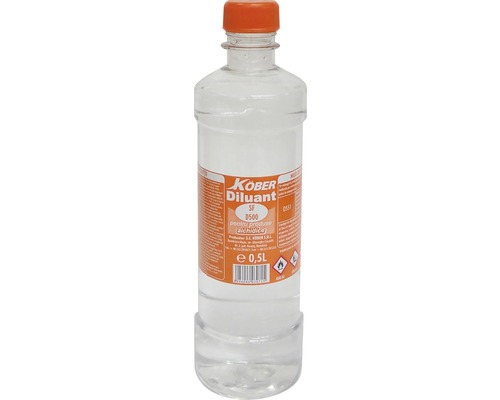 Diluant pentru produse alchidice Köber 0,5 l Diluant Köber SF D500 într-o sticlă de 0,5 litri