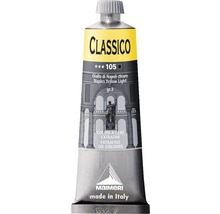 Tub de vopsea de ulei Classico de la Maimeri, nuanța Galben de Napoli deschis