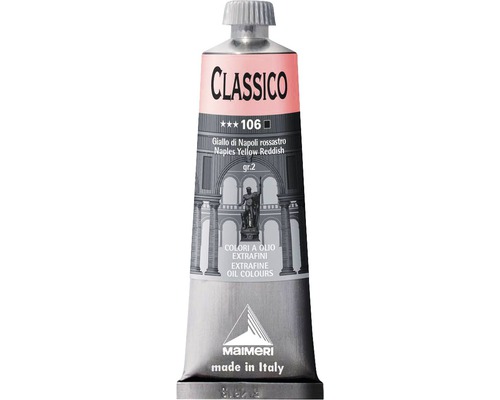 Culoare ulei Classico Maimeri 106 Naples Yellow Reddish 60 ml Tub de vopsea de ulei Classico Giallo di Napoli rossastro de la Maimeri