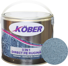Email anticoroziv cu efect de lovitură de ciocan Köber hammer albastru luminos 2,5 l