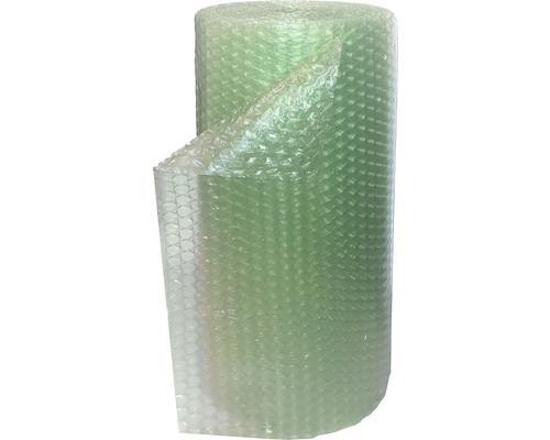 Folie cu bule mari de aer 120cm x 16m, 120g/m², verde-transparent-0