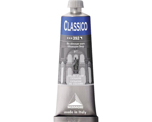 Culoare ulei Classico Maimeri 392 Ultramarine Light 60 ml Vopsea de ulei Classico Ultramarine Deep în tub