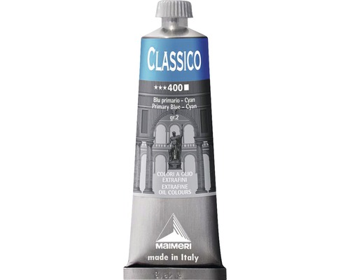 Culoare ulei Classico Maimeri 400 Primary Blue - Cyan 60 ml