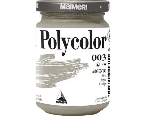 Culoare vinilică Polycolor 003 Silver 140 ml-0
