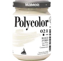 Vopsea Maimeri Polycolor, nuanța alb fildeș, în borcan