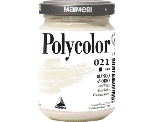 Culoare vinilică Polycolor 021 Ivory White 140 ml