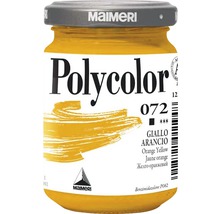 Vopsea Maimeri Polycolor galben-portocaliu în borcan de sticlă