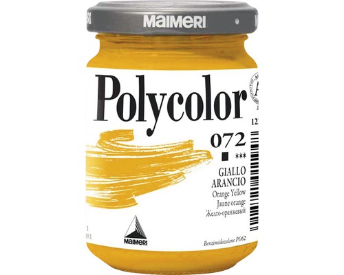Culoare vinilică Polycolor 072 Orange Yellow 140 ml