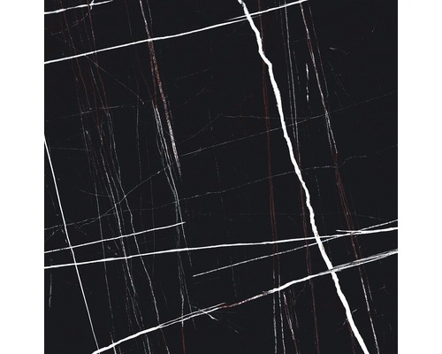 Gresie exterior / interior porțelanată glazurată Meridyen Black 60x60 cm