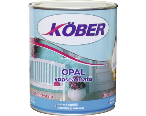 Vopsea mată Köber Opal neagră 0,75 l