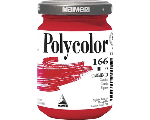 Culoare vinilică Polycolor 166 Carmine 140 ml-0