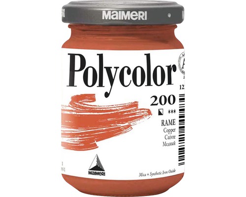 Culoare vinilică Polycolor 200 Cooper 140 ml Vopsea Maimeri Polycolor, cupru