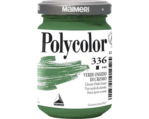Culoare vinilică Polycolor 336 Chrome Oxide Green 140 ml