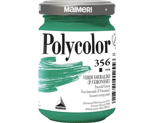 Culoare vinilică Polycolor 356 Emerald Green 140 ml
