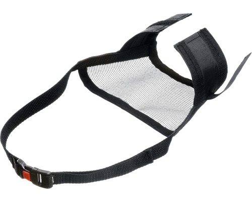 Botniță neagră pentru câini, cu plasă