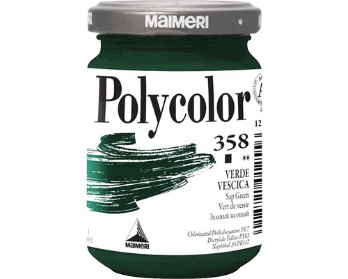 Culoare vinilică Polycolor 358 Sap Green 140 ml