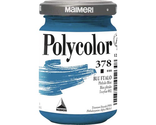 Culoare vinilică Polycolor 378 Phthalo Blue 140 ml