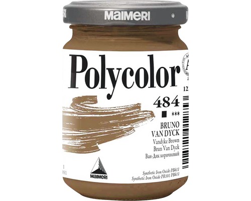 Culoare vinilică Polycolor 484 Vandyke Brown 140 ml