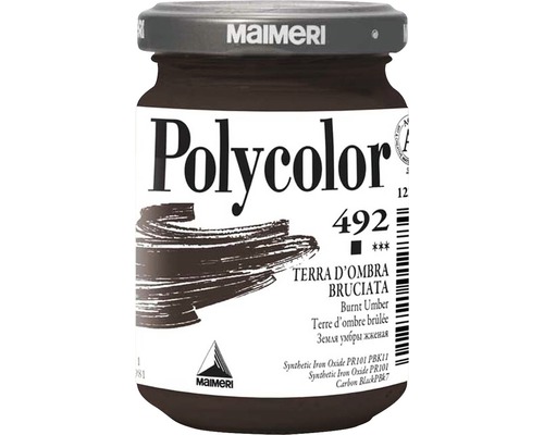 Culoare vinilică Polycolor 492 Burnt umber 140 ml