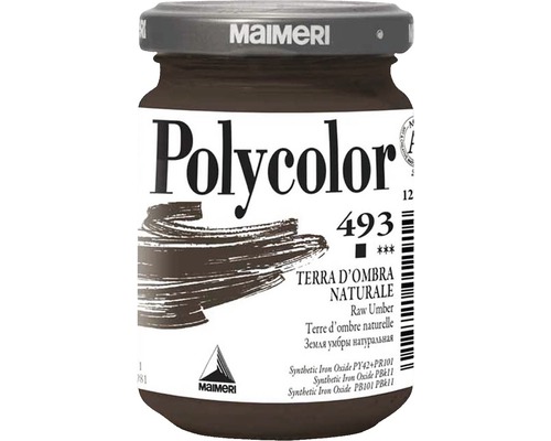 Culoare vinilică Polycolor 493 Raw umber 140 ml