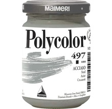 Culoare vinilică Polycolor 497 Steel 140 ml-thumb-0