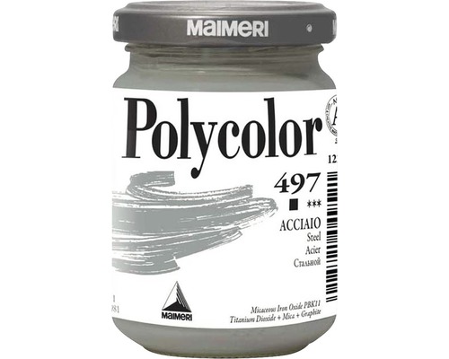 Culoare vinilică Polycolor 497 Steel 140 ml