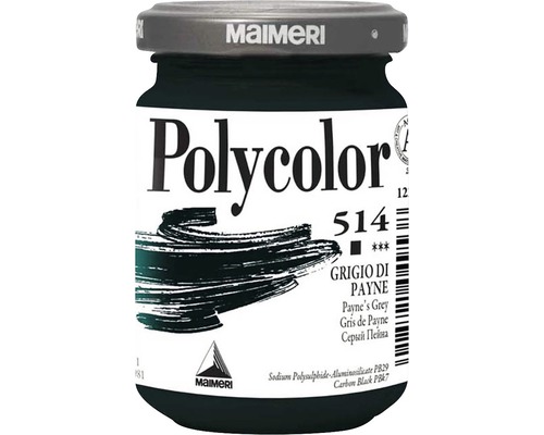 Culoare vinilică Polycolor 514 Paynes Gray 140 ml