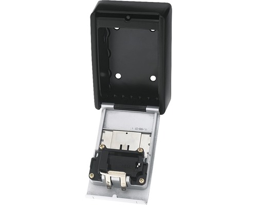 Cutie pentru chei pentru montare pe perete, deschisă.