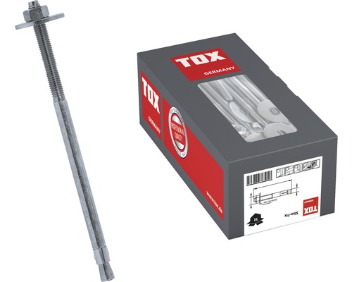 Ancoră grea Tox Slim Fix și un ambalaj cu mai multe ancore