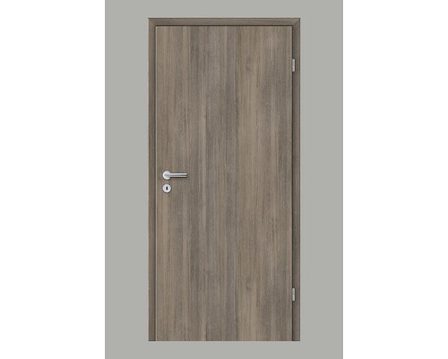 Foaie de ușă Pertura Yori CPL larice smoke 98,5x198,5 cm dreapta