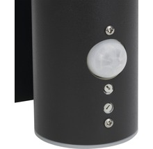 Aplică în sus Bryn GU10 1x4W, bec LED inclus, senzor de mișcare, pentru exterior IP44, antracit-thumb-3